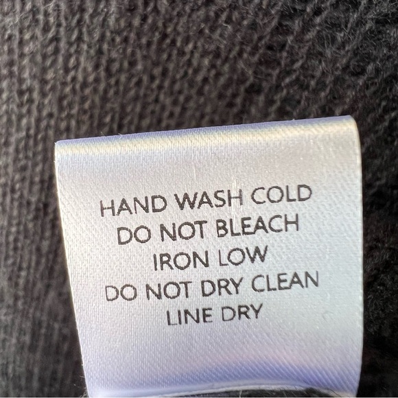 FAIRY CORE BLACK SOFT OPEN KNIT SWEATER WITH EMBROIDERED BUTTERFLY SZ MEDIUM NWT - Picture 3 of 6